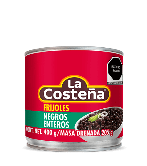 [LAT006] Lata Frijoles Negros La Costeña 400g