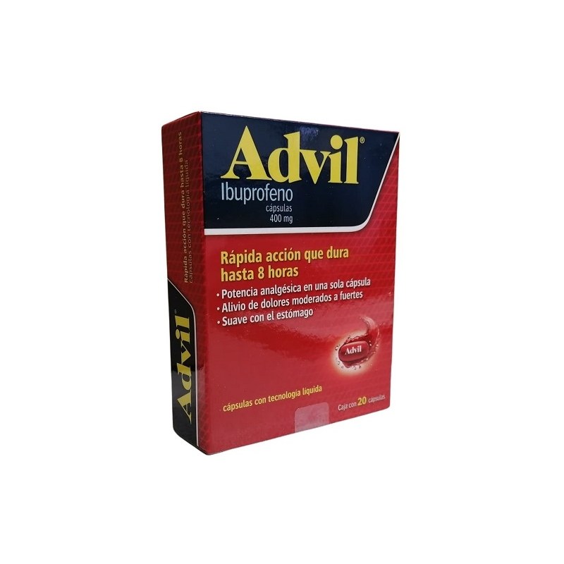 Ibuprofeno Advil 1 capsula 400 mg
