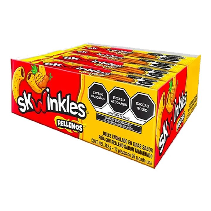 [MRS014] Skwinkles Rellenos Piña-Tamarindo 26g