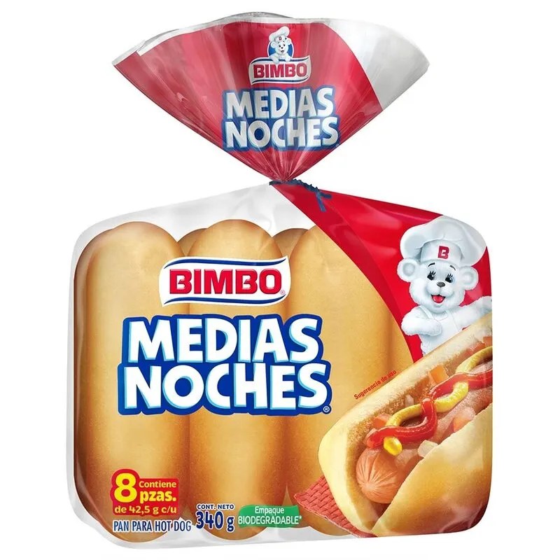 Medias Noches 8 pz 340g BIMBO