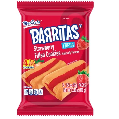 Barritas Fresa 75g  Marinela