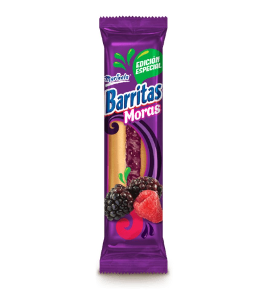 Barritas Moras 75g  Marinela