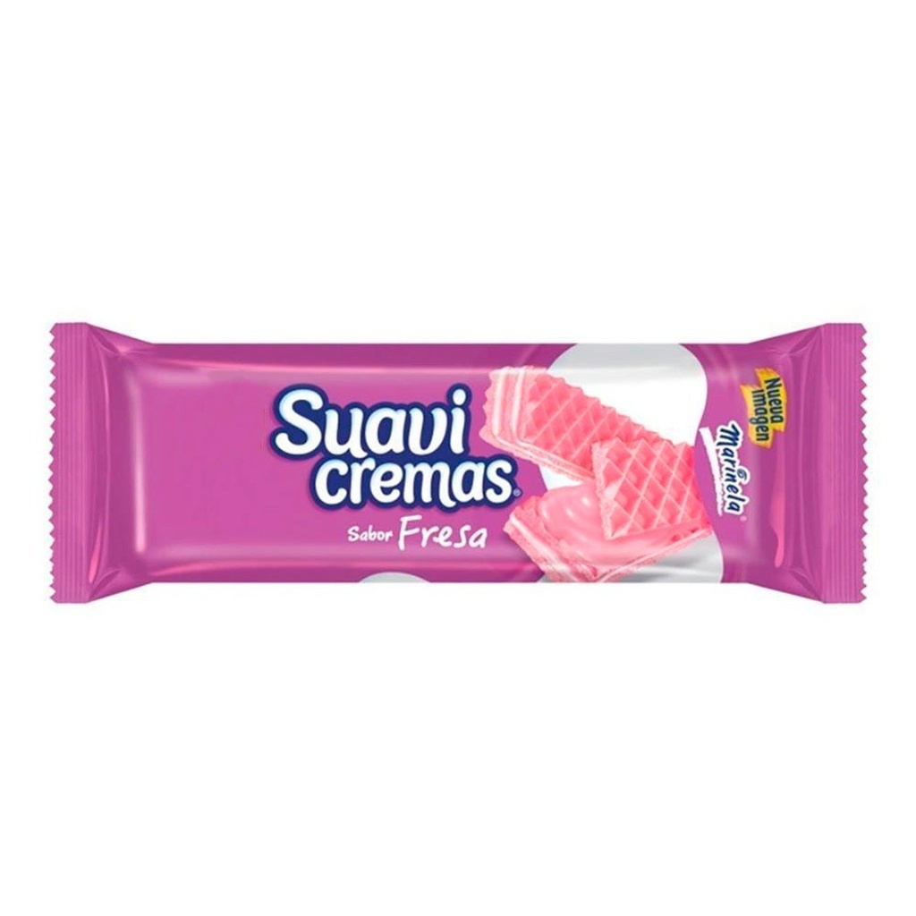 Suavicremas Fresa 12p 100g Marinela