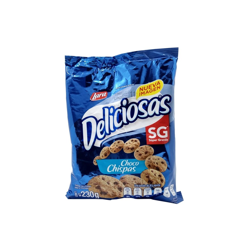 Deliciosas Chocolate Lara 230 gr
