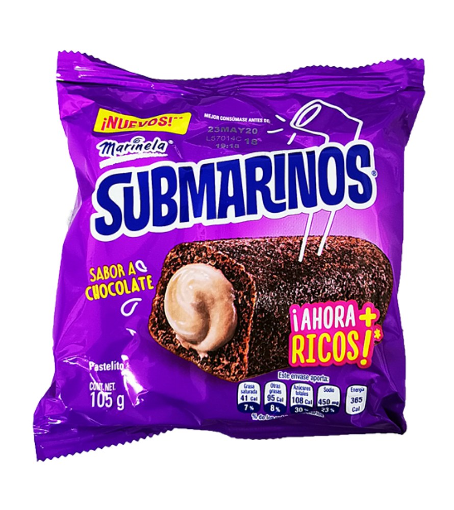 [BIM0181] Submarinos Chocolate 3p 105g Marinela