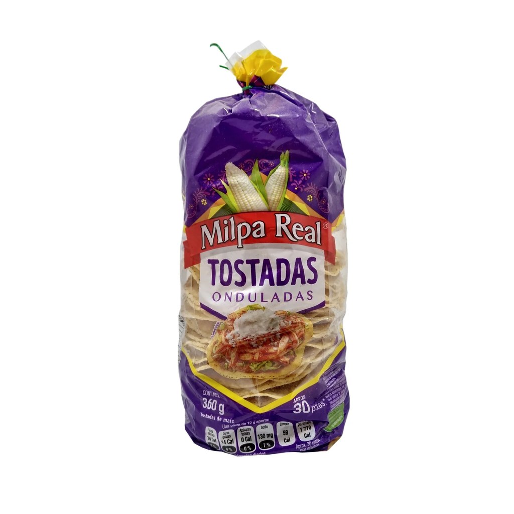 [BIM0215] Tostada Ondulada 30p 360g Milpa Real