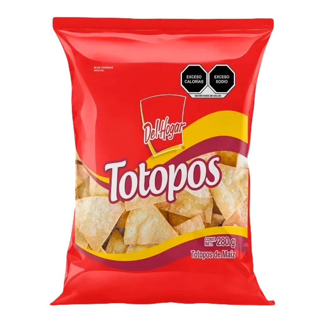 [BIM0220] Totopos bolsa 320g Del Hogar