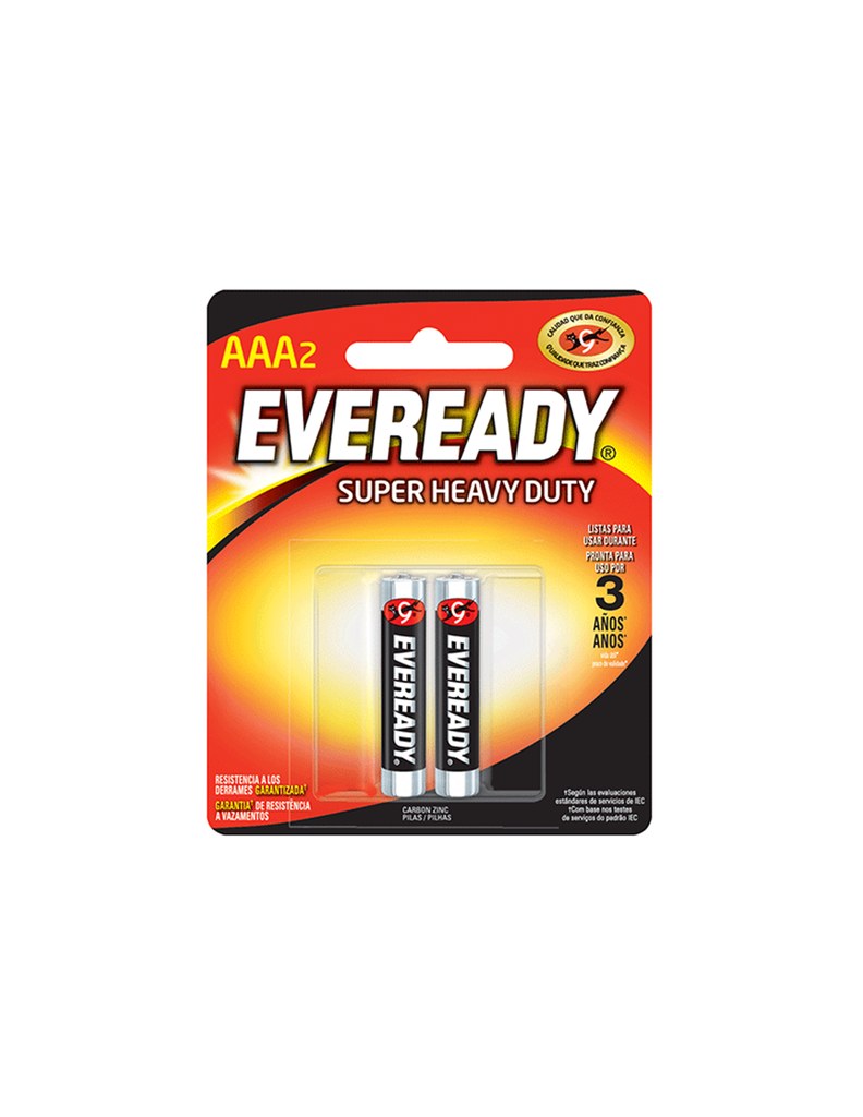 Pila Eveready AAA Paq. 2 pzs