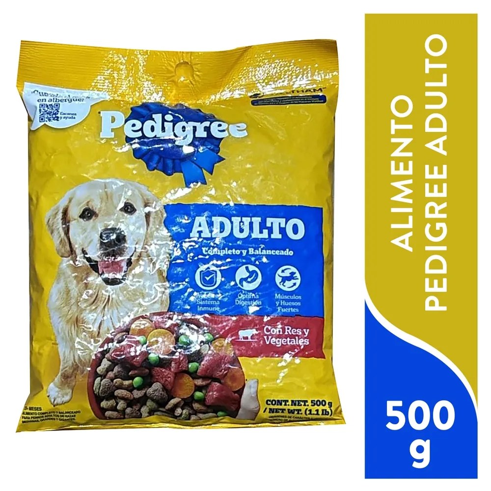 Alimento Perro Pedigree Adulto 500g
