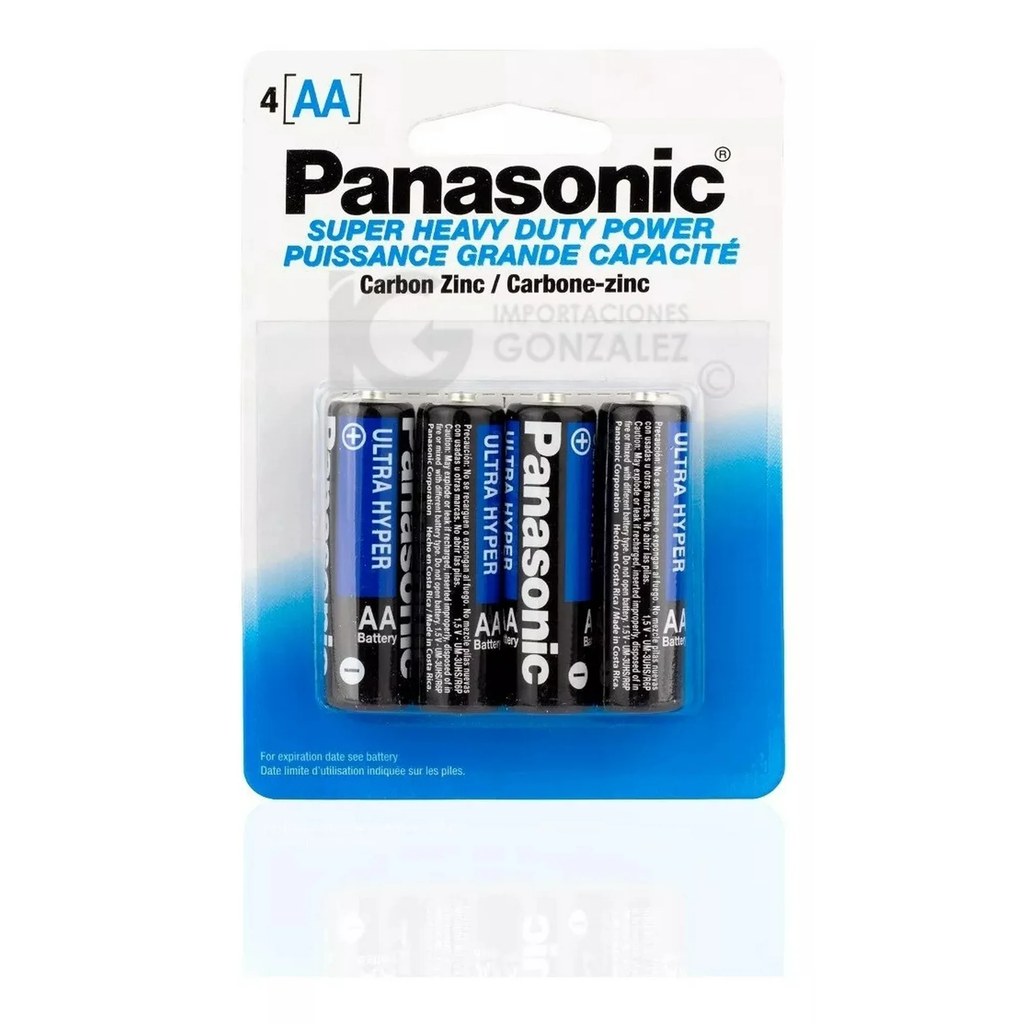 Pila Panasonic AA Carbón Ultra pieza