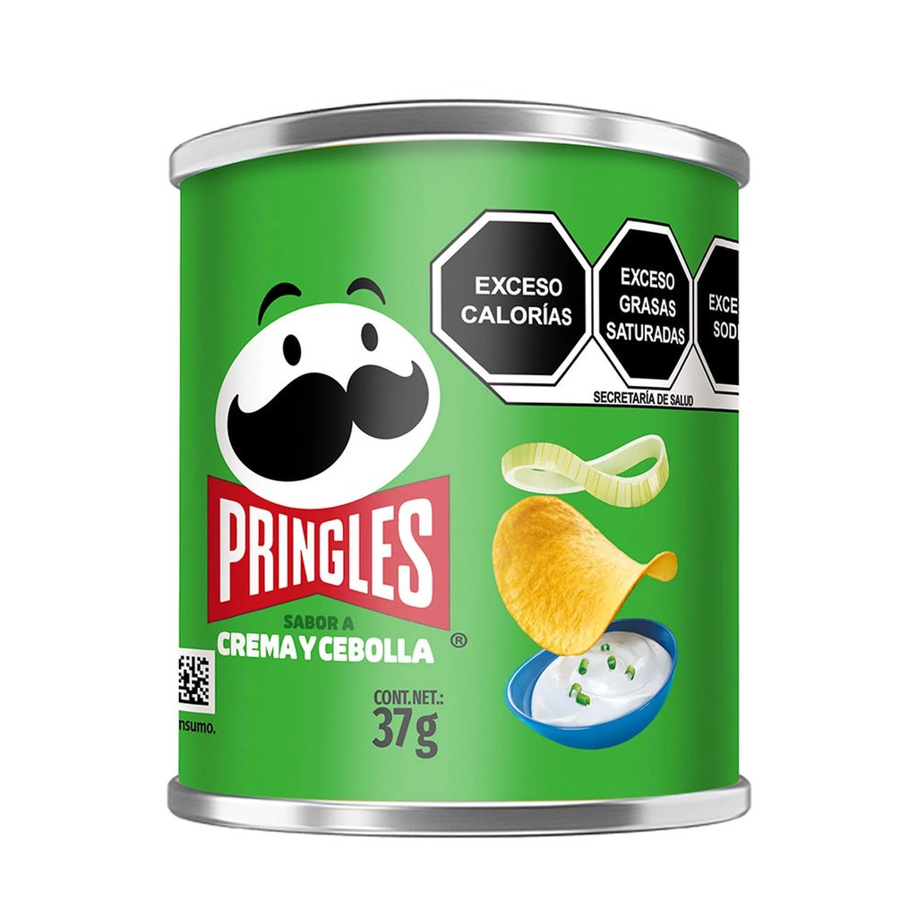 Papas Pringles Crema y Cebolla 37g