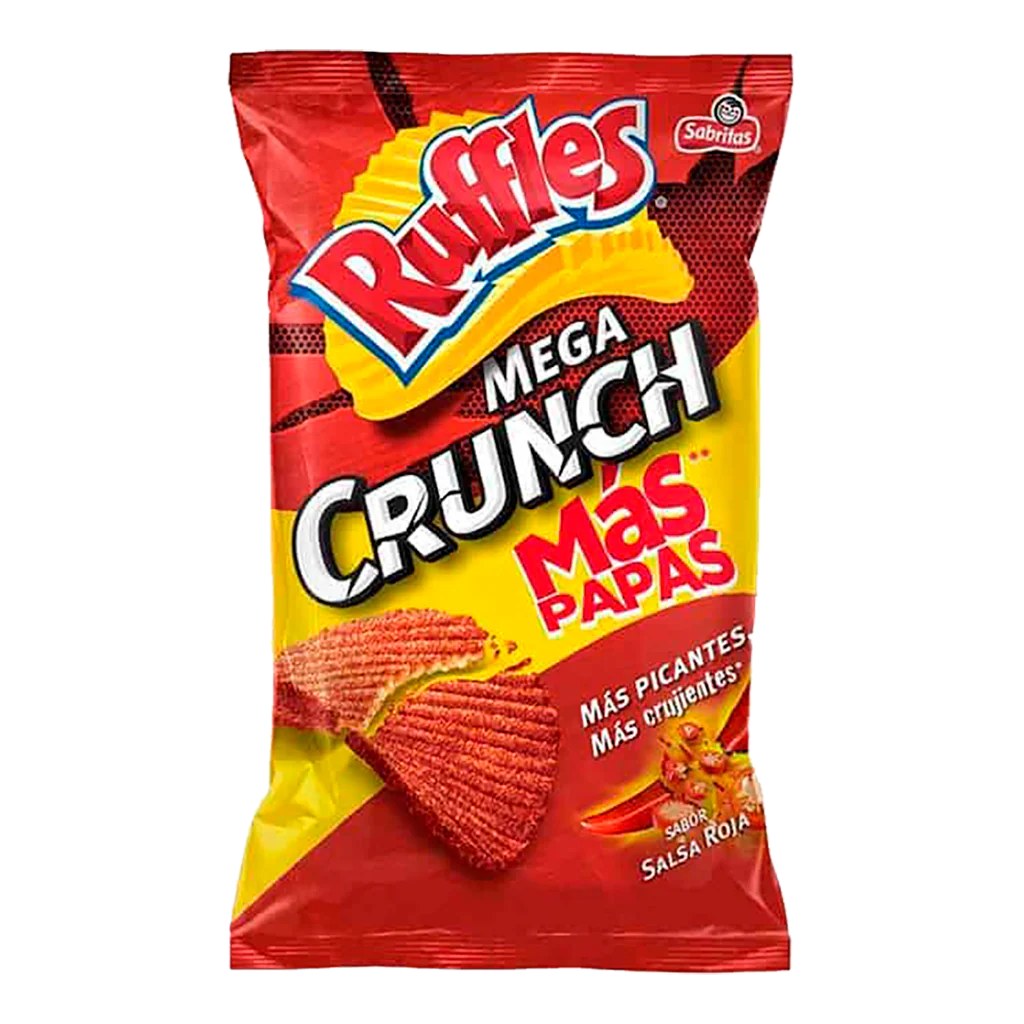 Ruffles Mega Crunch Salsa Roja 50g