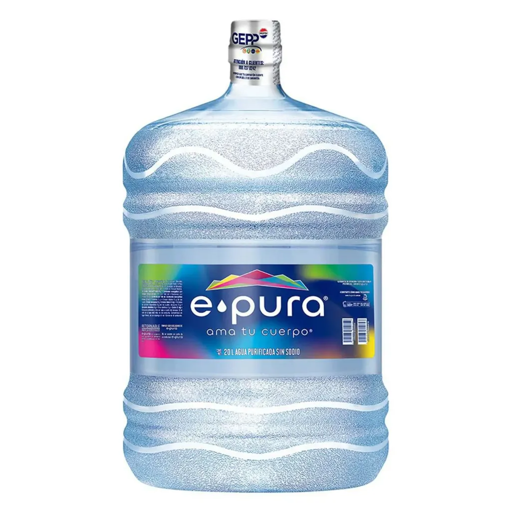 Agua Purificada Garrafon EPURA 20 Lt