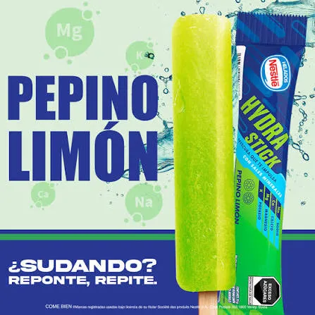 Paleta con Electrolitos Pepino