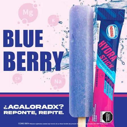 Paleta con Electrolitos Blueberry