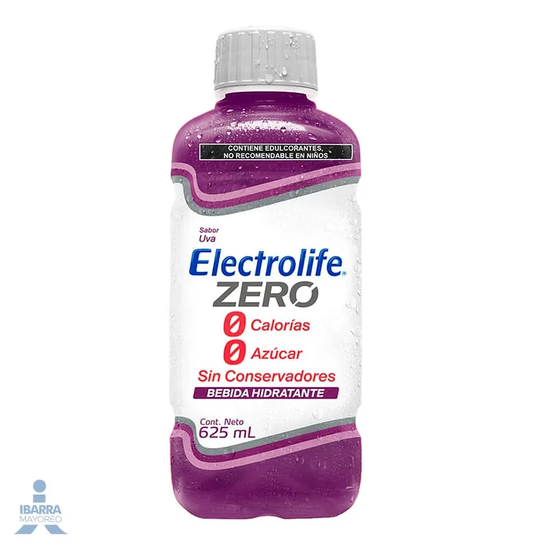 Suero Zero Uva Electrolife 625ml