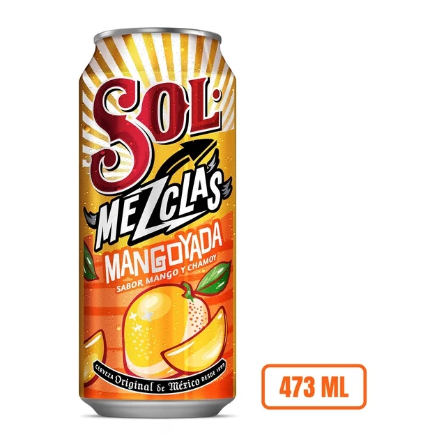 Cerveza Sol Mangoyada Lata 473ml