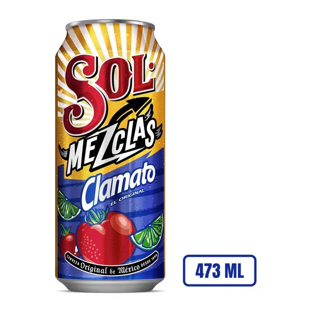 Cerveza Sol Clamato Lata 473ml