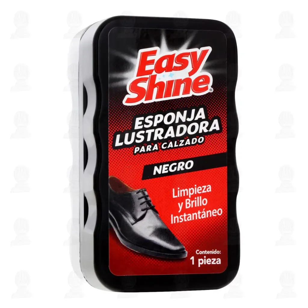 Esponja Lustradora Zapatos Color Negro pz