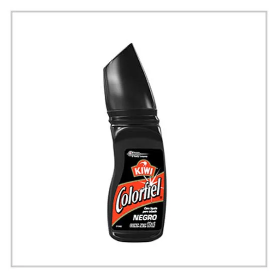 Cera liquida para Zapatos Color Negro pz
