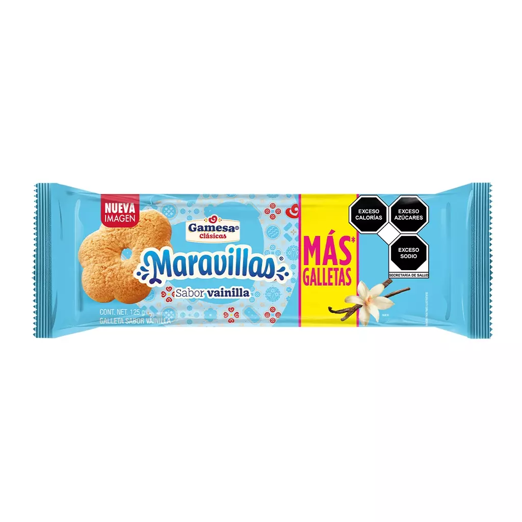 Galleta Maravillas Vainilla 125g